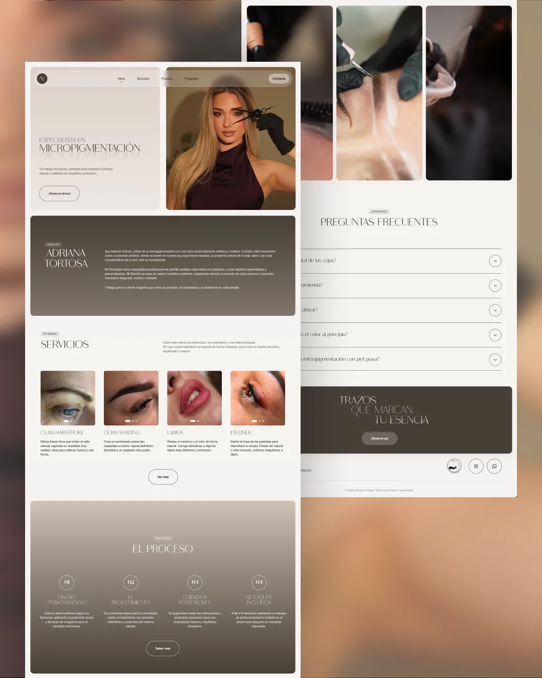 Adriana Microblading: web de micropigmentación