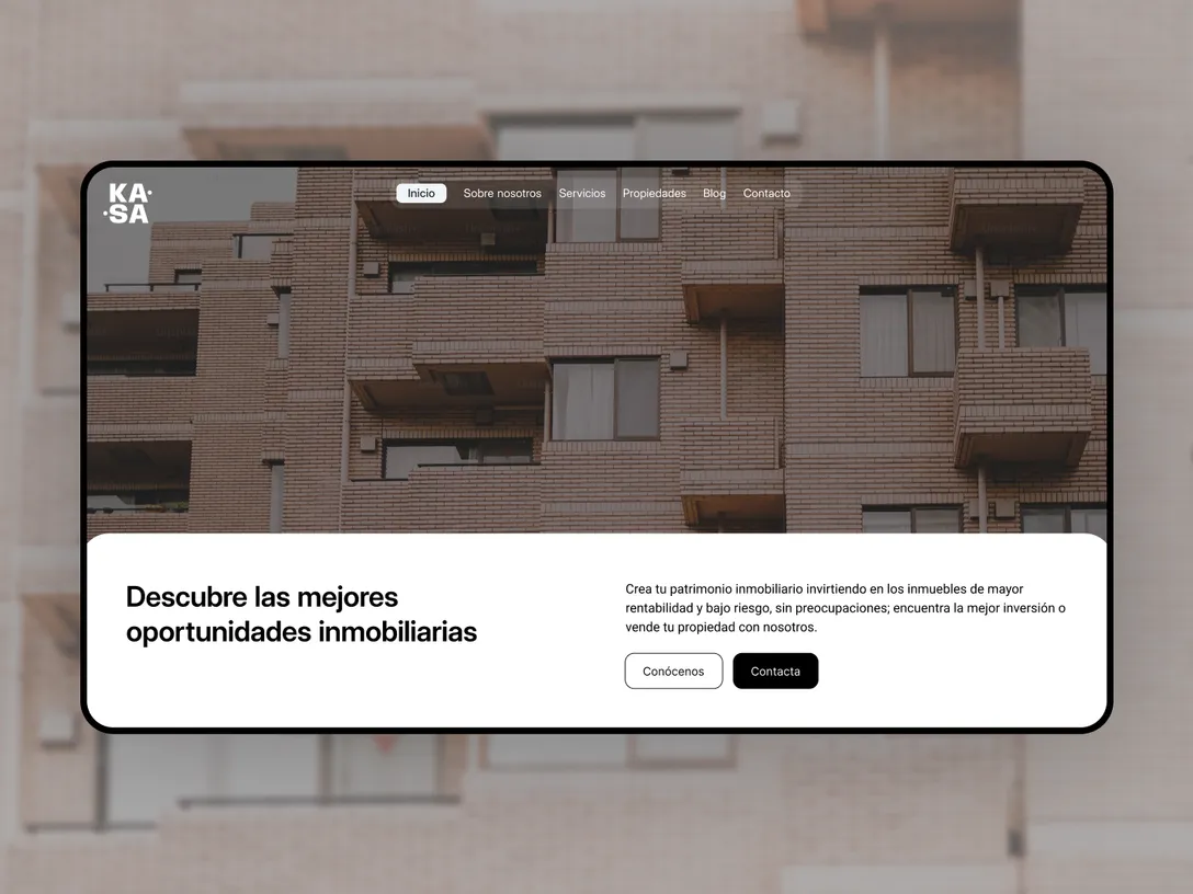Kasa: portal inmobiliario
